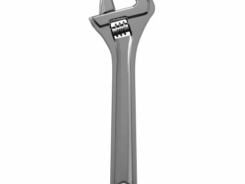 Adjustable spanner wrench 3D 모델