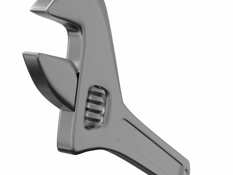 Adjustable spanner wrench 3D 모델