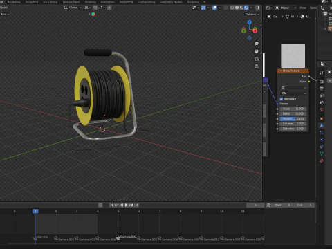 Cable Reel 3D Model