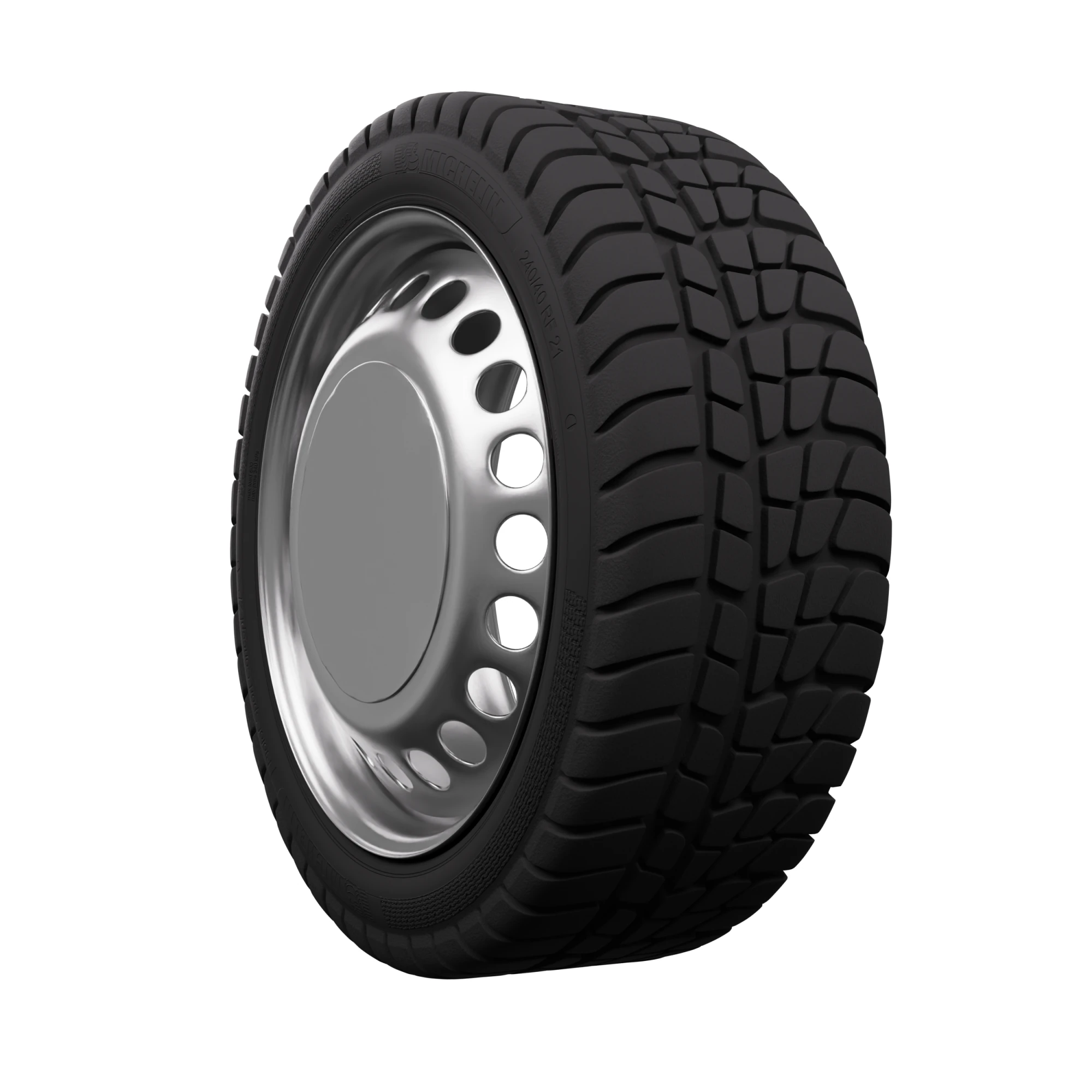 Car Wheel 3D Model .c4d .max .obj .3ds .fbx .stl .blend