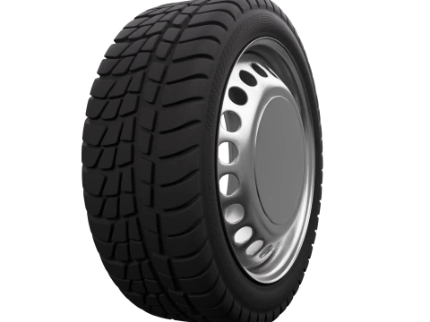 Car Wheel 3D Model