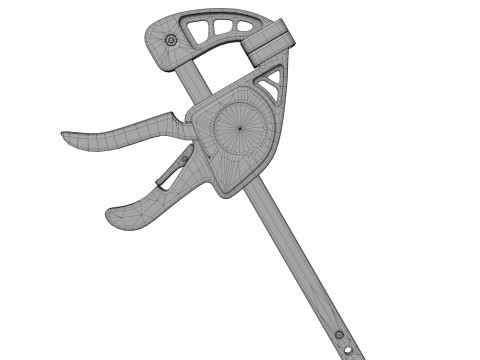 Затискач інструмент металевий 3D Модель