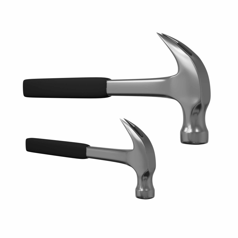 Claw Hammer 3D Modell .c4d .max .obj .3ds .fbx .stl .blend