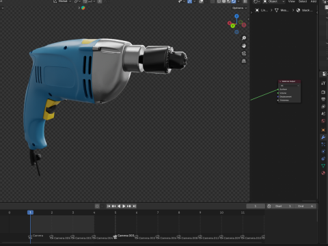 Drill Machine 3Dモデル