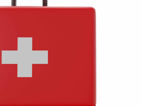 First Aid Box 3D Model