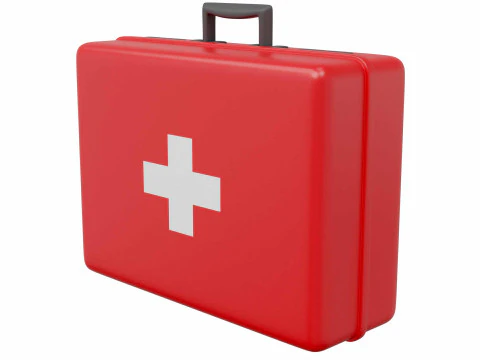 First Aid Box 3D Model