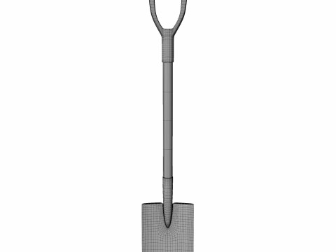 Garden Shovel 3D Model