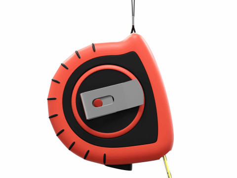Cinta métrica Modelo 3D