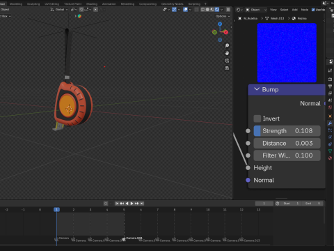 Cinta métrica Modelo 3D