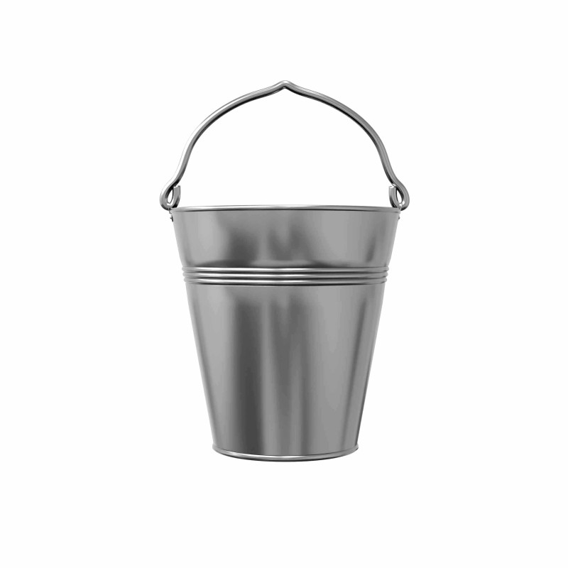Secchio di metallo Modello 3D .c4d .max .obj .3ds .fbx .stl .blend 