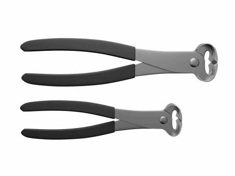 Colonne d'acciaio Modello 3D