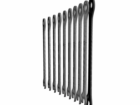 Ring Spanner 3D Model