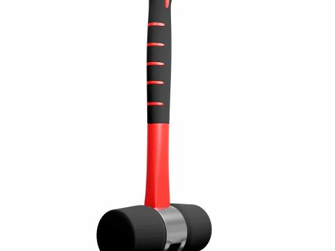 Rubber mallet hammer Modelo 3D