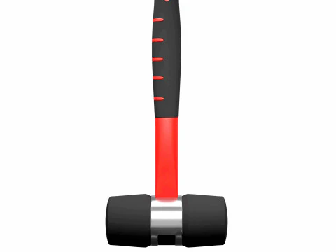 Rubber mallet hammer 3D Model