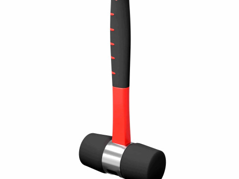 Rubber mallet hammer Model 3D