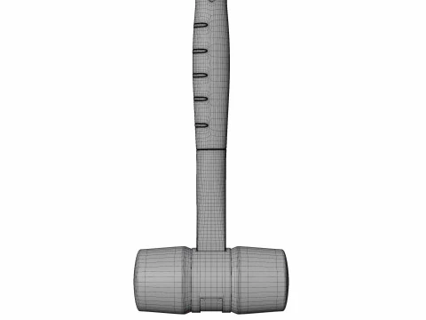 Rubber mallet hammer 3D Model