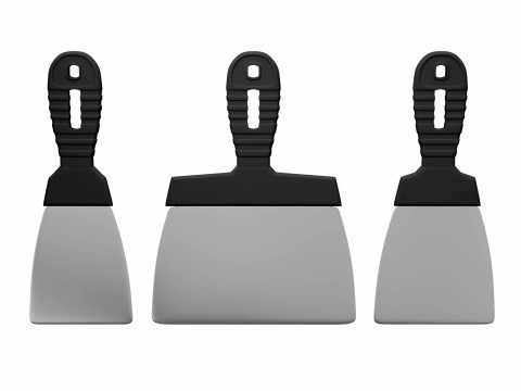 Scrapers tools 3D Model