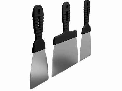 Scrapers tools Model 3D