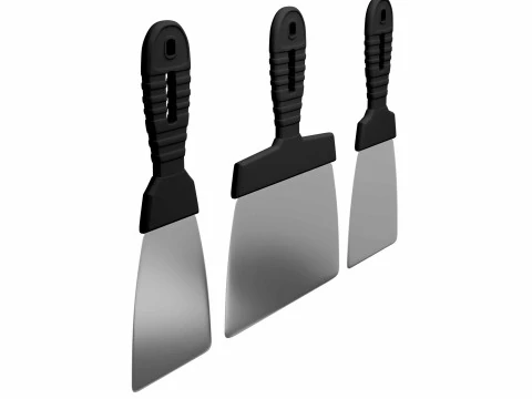 Скребки инструменты 3D Модель