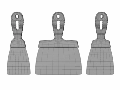 Скребки инструменты 3D Модель