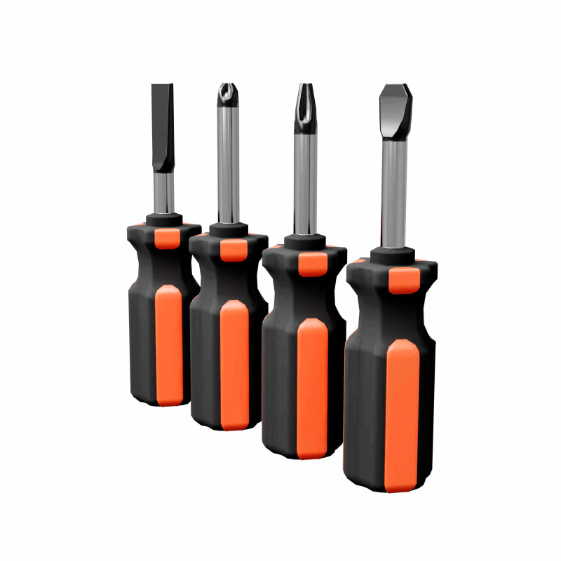 Schroevendraaiergereedschapset 3D Model .c4d .max .obj .3ds .fbx .stl .blend