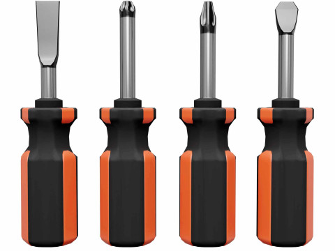 Schroevendraaiergereedschapset 3D Model