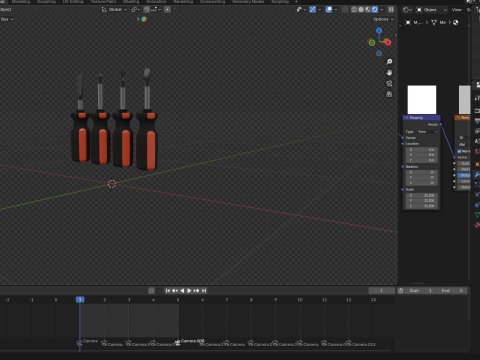 Schroevendraaiergereedschapset 3D Model
