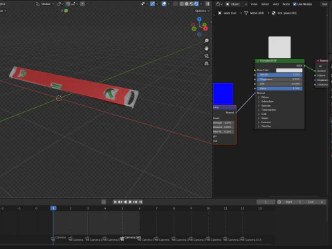 Spirit Level tape 3D Model