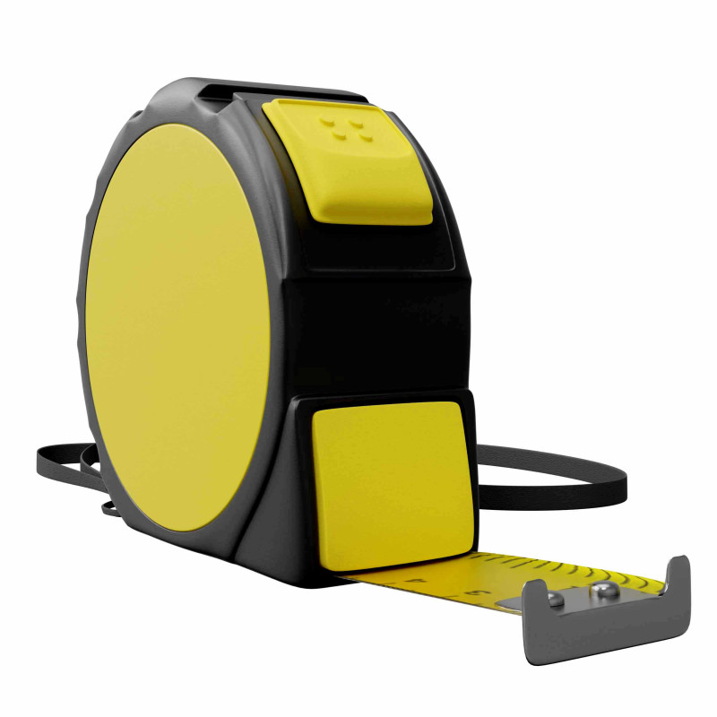 Tape measure 3D Model .c4d .max .obj .3ds .fbx .stl .blend