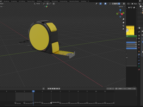 Tape measure 3D Model