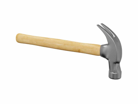 Wood Hammer 3D Model