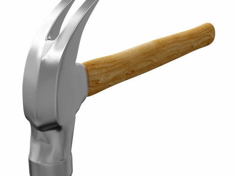 Wood Hammer 3D 模型