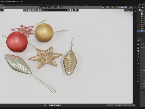 Luce di Natale Modello 3D
