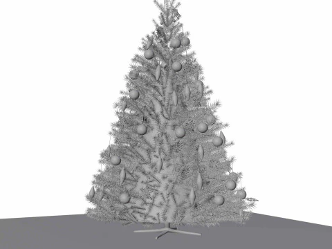 Christmas trees 3D Model