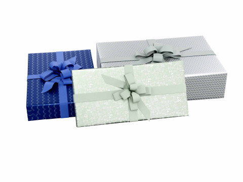 Colourful Gift box 04 Modello 3D