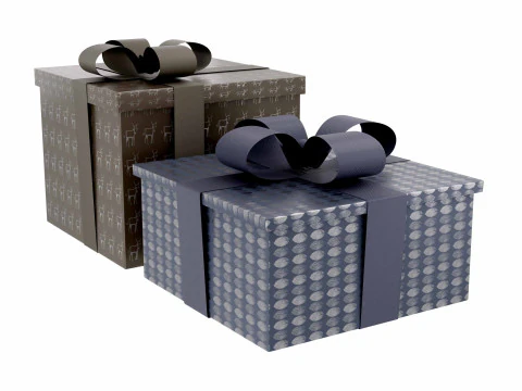 Caja de regalo colorida 06 Modelo 3D