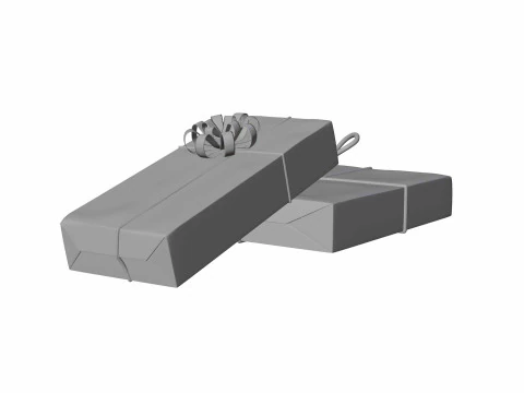 Colourful Gift box 09 3D Model