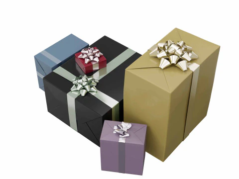 多彩礼盒11 3D 模型