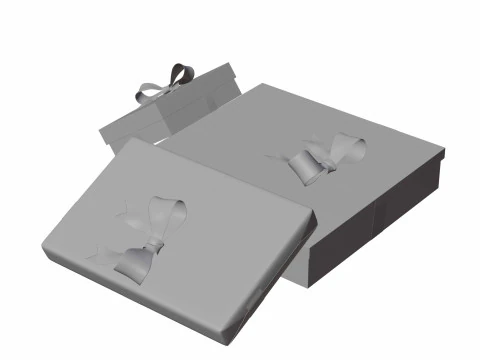 Colourful Gift box 13 3D Model
