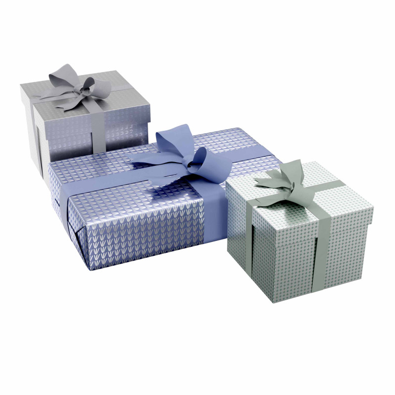 Caixa de presente colorida 14 Modelo 3D .c4d .max .obj .3ds .fbx .stl .blend 