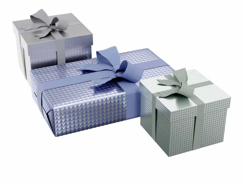 Caja de regalo colorida 14 Modelo 3D