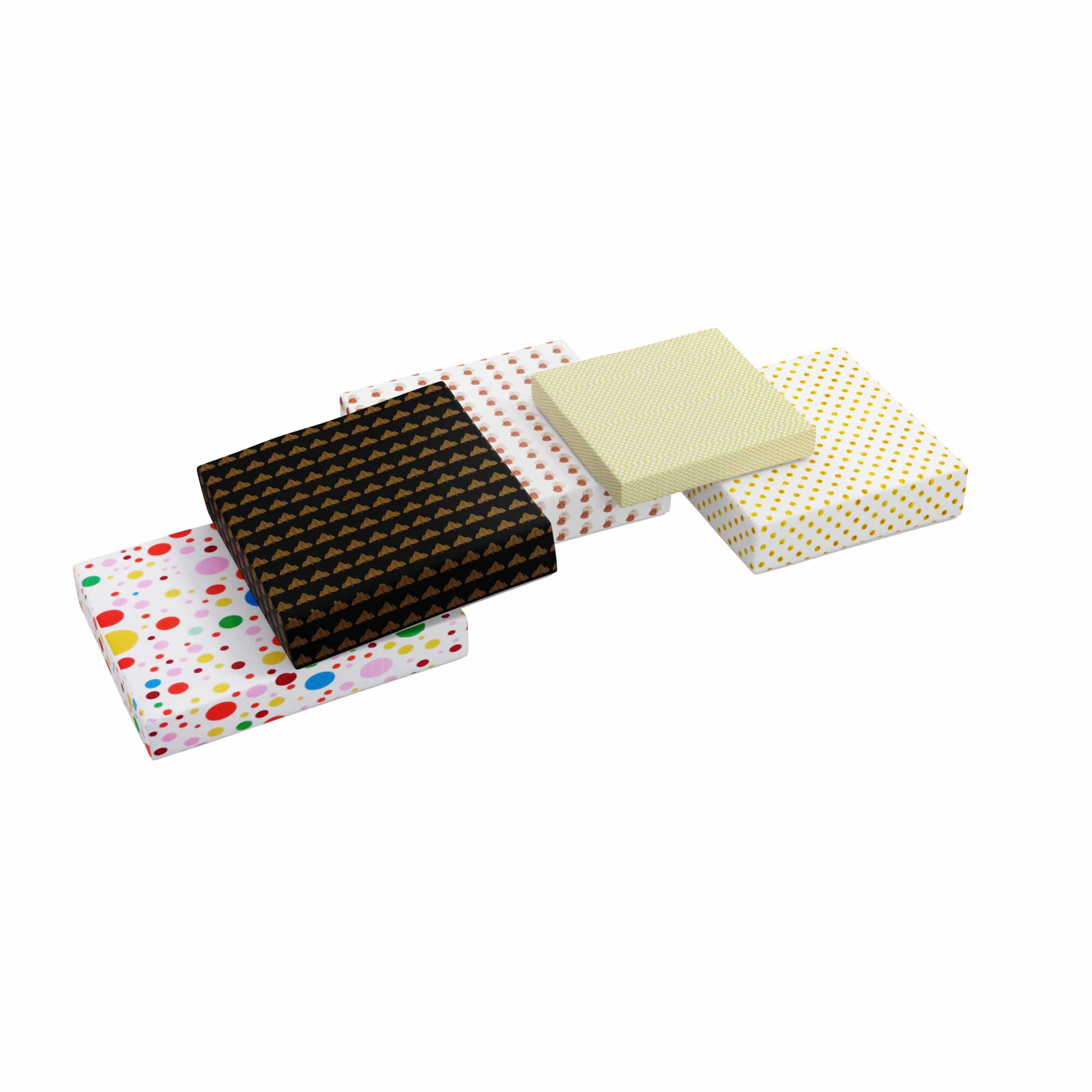 Colourful Gift box 17 3D Model .c4d .max .obj .3ds .fbx .stl .blend