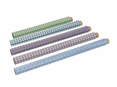 Gift Wrapping Paper Roll 3D Model