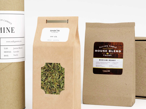 Макет упаковки паперової коробки для їжі 3D Модель