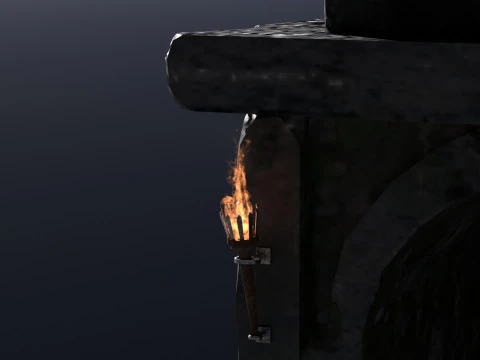 TorchFire 3D Model