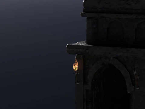 TorchFire 3D Model
