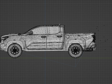 Toyota Tacoma 2024 3D Model