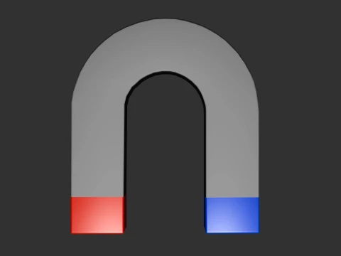 Magnet 3D Modell