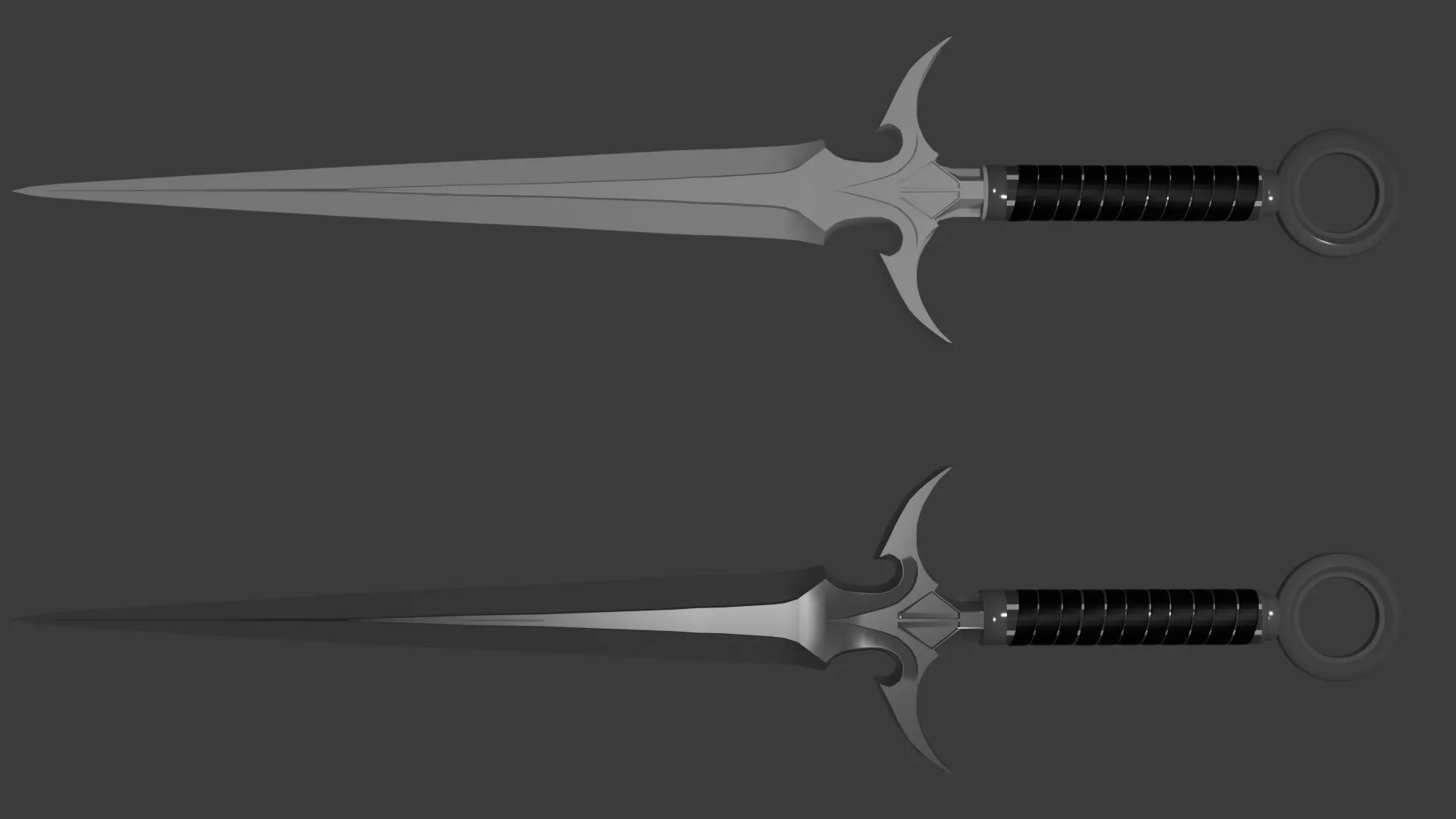 Dagger 3D Model .c4d .max .obj .3ds .fbx .stl .blend 