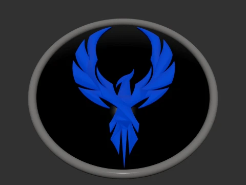 Bird logo 3D Model